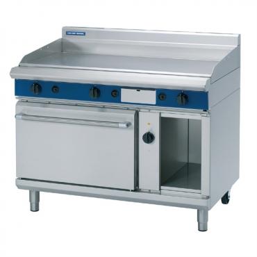 Blue Seal GPE58 Gas Convection Oven With Gas Griddle - LPG