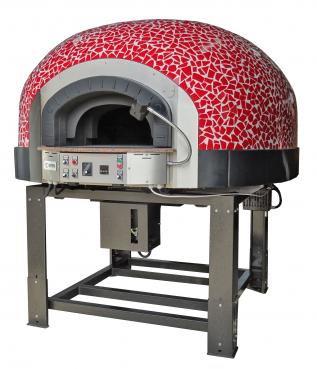 AS Term GR110K-BO Gas Fired Rotating Base Pizza Oven -  8 x 12