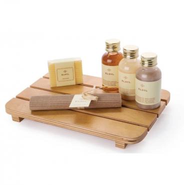 Bolero GR388 Wooden Slatted Amenities Tray