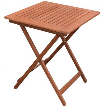 Bolero GR399 Square Wooden Folding table 600mm. 