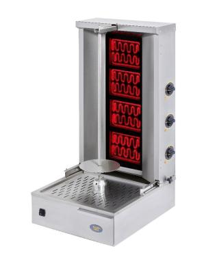 Roller Grill GR80VC Infrared 4 Burner Electric Kebab Machine