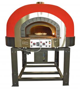 AS Term GR85K-BO Gas Fired Rotating Base Pizza Oven -  4 x 12