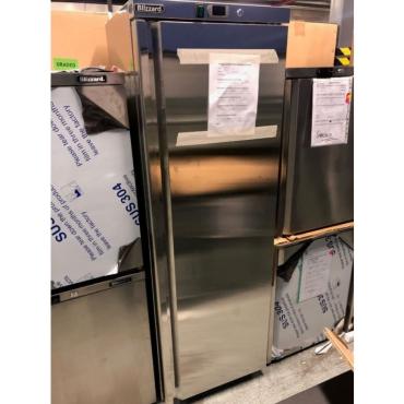 Blizzard HS40 Single Door Stainless Steel Refrigerator (GRADED)
