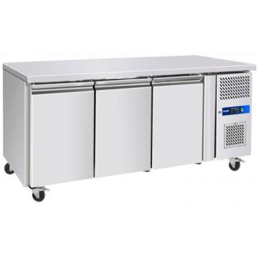 Prodis GRNC3R Professional Three Door Stainless Steel Counter Fridge