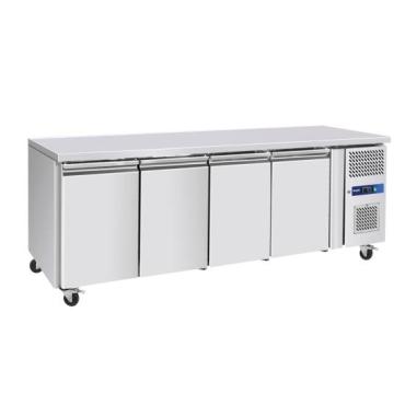 Prodis GRNC4R Professional Four Door Stainless Steel Counter Fridge
