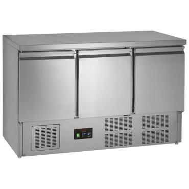 Tefcold GS365ST Stainless Steel 1/1 Gastronorm Saladette Counter