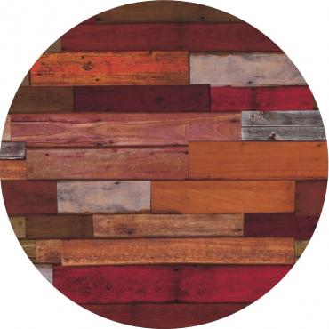 GT168 Werzalit Pre-Drilled Round Table Top Blanchas Red 600mm