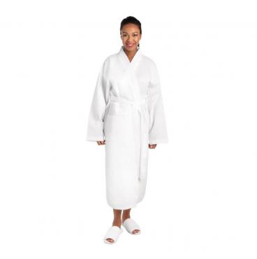Mitre GT737L Essentials Honeycomb Bathrobe Large White