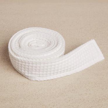 Mitre HD060 Essentials Bathrobe Belt White - Pack of 10