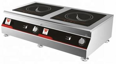 Chefsrange GXIH2-3 SNACK 50 Counter Top 2 Ring Induction Hob - 2 x 3kW Power