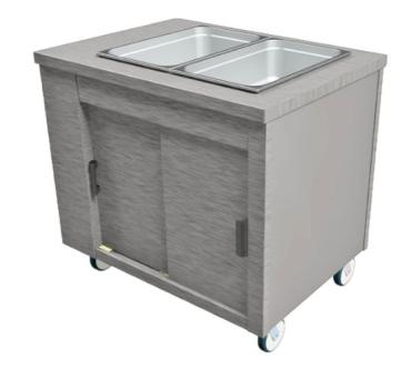 Moffat Premier Two-Door Hot Cupboard With Bain Marie