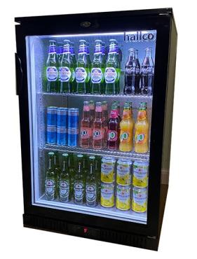 Hallco HC1BK Single Door Undercounter Bottle Cooler - 96 x 330ml Bottles