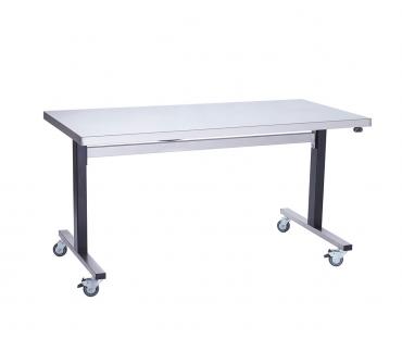 Parry Stainless Steel Height Adjustable Table 1000mm.