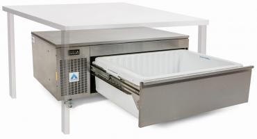 Adande HCS1 Standard Depth Single Undercounter Drawer Unit - Side Engine - Fridge Only