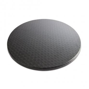 Werzalit Round Table Top Black Rattan
