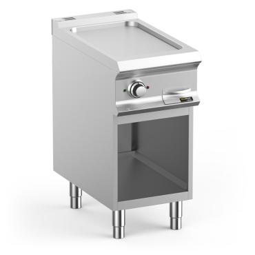 Hobart Ecomax 700 Series Electric Griddle on Open Cupboard - HEFTBE74AL