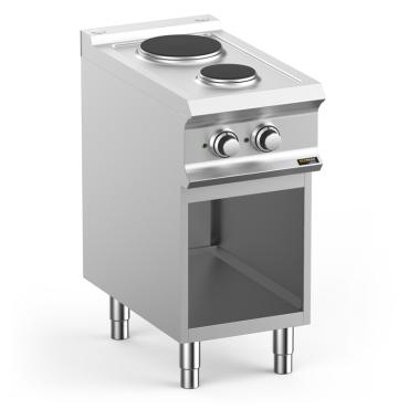 Hobart Ecomax 700 Series 2 Plate Electric Hob with Cupboard 