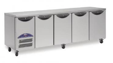 Williams HO4U-SS Opal Commercial 4 Door Refrigerated Prep Counter