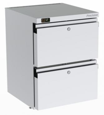 Precision HPU152 Commercial Undercounter Refrigerator - 2 Drawer Configuration