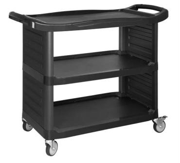 Vogue HS572 Polypropylene 3 Tier Trolley