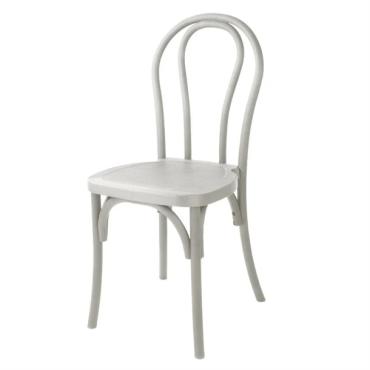 Bolero HW288 Soho Bentwood Style Resin Chairs Limewash (4 Pack)
