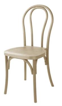 Bolero HW289 Soho Bentwood Style Resin Chairs Natural (4 Pack)