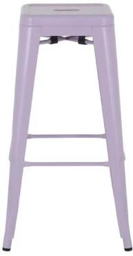 Bolero HW292 Bistro Metal High Stools Lilac Pop (4 Pack)