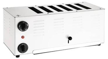 Rowlett Regent HW906 6 Slot White Toaster with Duraheat Elements