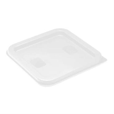 Hygiplas HY416 Square Food Storage Container Lid White Small