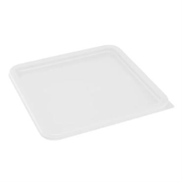 Hygiplas HY418 Square Food Storage Container Lid White Large