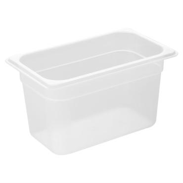 Nisbets Essentials HZ343 Polypropylene 1/4 Gastronorm Container 150mm