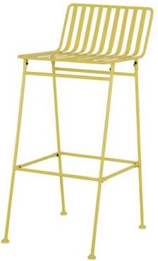 Bolero HZ823 Spritz Slatted Bar Stools Limoncello Yellow (2 Pack)