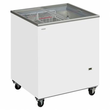 Tefcold IC200SC Sliding Flat Glass Lid Chest Freezer - 191 Litre