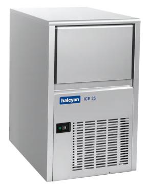 Halcyon Amika ICE25 Self-Contained Ice Machine, 25KG per 24Hrs