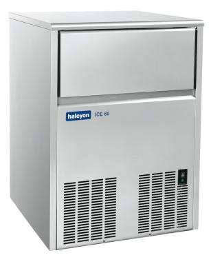 Halcyon Amika ICE60 Self-Contained Ice Machine, 62KG per 24Hrs