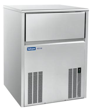 Halcyon Amika ICE80 Self-Contained Ice Machine, 72KG per 24Hrs