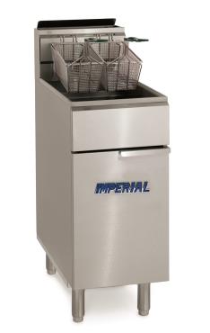 Imperial IFS50 Single Tank, Double Basket Freestanding Gas Fryer