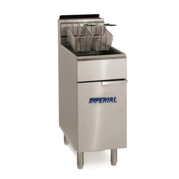 Imperial IFS-50-OP 27 Litre Single Tank Twin Basket Open Pot Gas Fryer