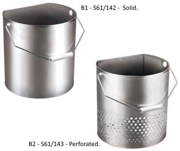 IMC CS-C1 B1 & B2 Buckets For IMC CS-C1 Potato Chipper