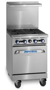 Imperial IR4 4 Burner Gas Oven