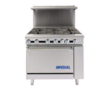 Imperial IR6 6 Burner Gas Oven 