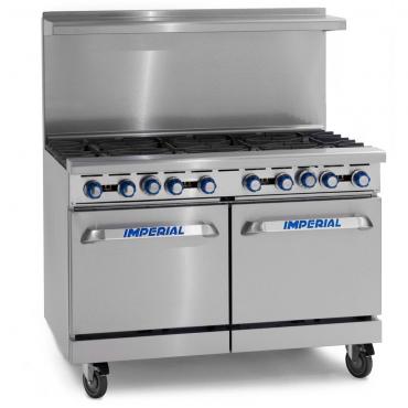 Imperial IR8 8 Burner Double Gas Oven
