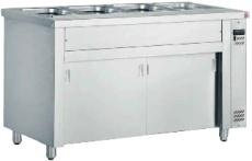 Inomak Storage Cupboards With Wet Well Bain Marie Top Range - Ambient Base