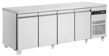 Inomak SL9999-HC Commercial 4 Door Refrigerated Prep Counter 