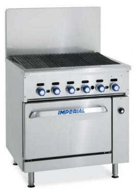 Imperial IR-36BR-126 Range Match Radiant Chargrill Broiler