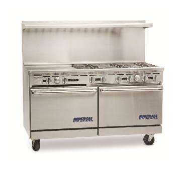 Imperial IR6 6 Burner Gas Oven with 610mm Griddle