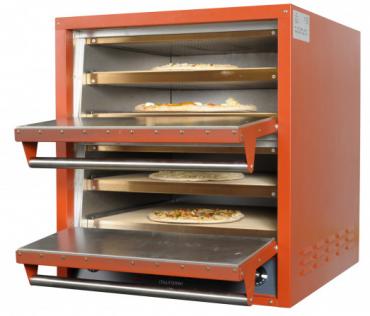 Ital Forni IT2+2/R Twin Door With 4 Cooking Deck - 4 x 20