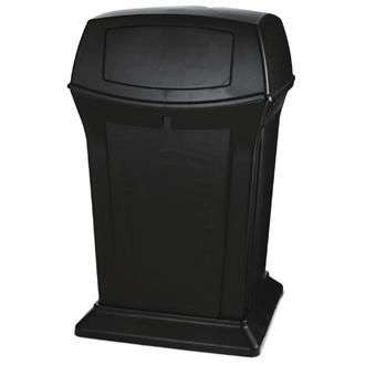 J142 Rubbermaid Ranger Outdoor Bin Black