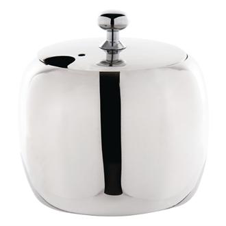 J327 Olympia Cosmos Sugar Bowl Stainless Steel 8oz