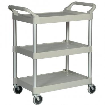 J859 Rubbermaid Compact Utility Trolley Platinum